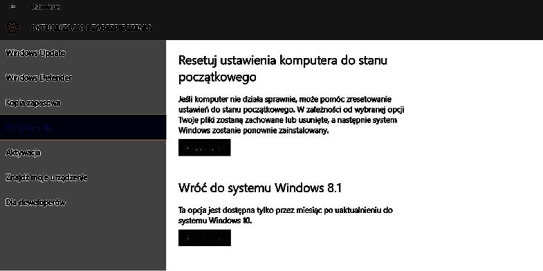 odzyskiwanie